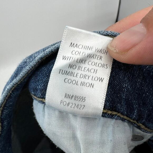 Pistola Munroe High Rise Cropped Cigarette Take a Walk Jeans Women's 30 Blue - Picture 9 of 10